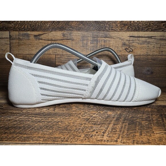 Skechers BOBS Womens Plush Golden Hour White Slip‎ On Mesh Loafer sz 10 - Picture 5 of 10